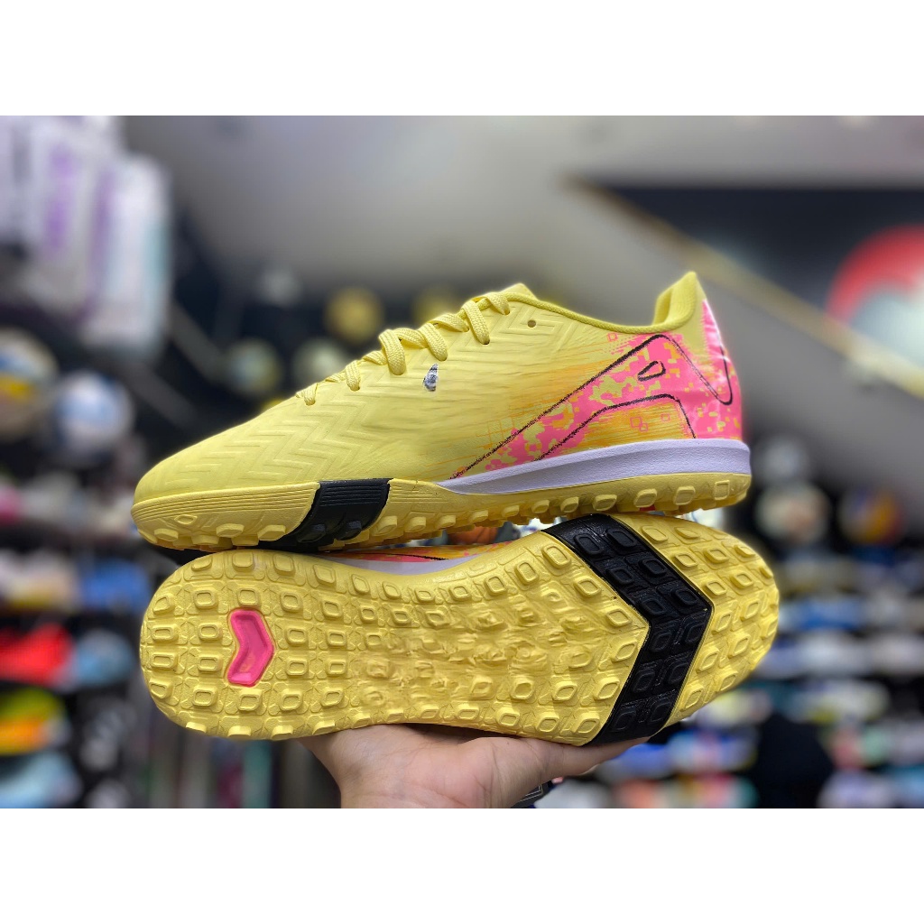 Giày đá bóng  Mercurial Vapor- 16 Academy TF-vàng kem ( khâu đế + tặng tất)