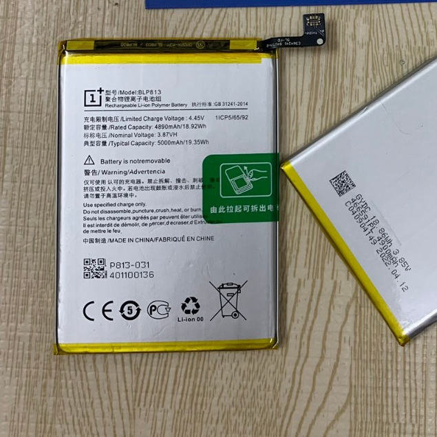 Pin OnePlus Nord N100, OnePlus Nord N200 5G, BLP813