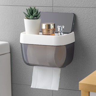  Hộp đựng khăn giấy phòng tắm phòng bếp có miếng dán treo tường hộp đựng giấy ăn phòng khách DN202 
