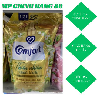  Nước xả vải Comfort Thiên nhiên Thanh khiết hương Hoa Linh Lan & Kiwi 1.7l 