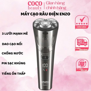 Máy cạo râu mini Enzo - Đa năng 3 lưỡi kép, cạo ẩm khô, chống nước - Bảo hành 5 năm