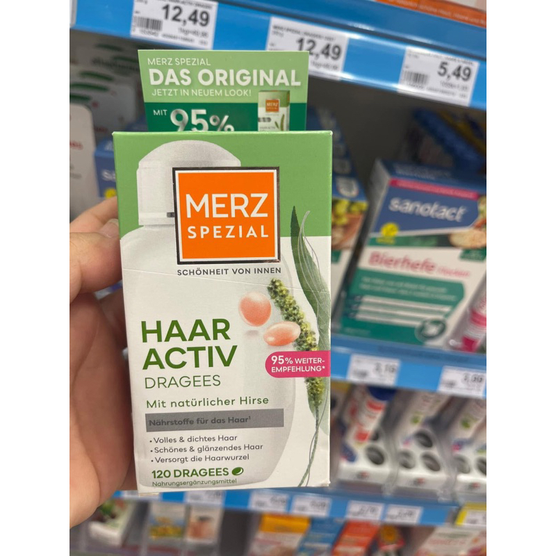 Viên uống mọc tóc, ngăn Rụng tóc Merz Spezial Đức, chăm sóc tóc bóng khỏe- Nguồn hàng Đức