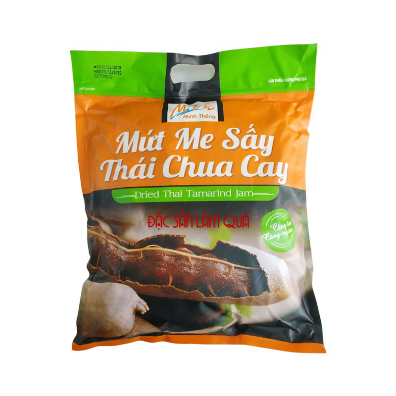 Mứt me sấy Thái chua cay (1kg / bịch) (Minh Thông)
