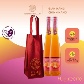 Combo 4 Chai Rượu Mơ FLORECITA  Nồng Độ 14,5% Lên Men Thuần Tự Nhiên Từ Trái Mơ Má Đào Mộc Châu Hương Vị Chua Ngọt