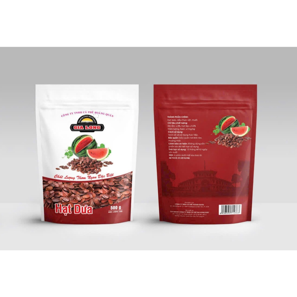(500gram/1Kg) Hạt Dưa Không Màu / Hạt Dưa Gia Long Chắc Hạt (Hàng Mới )