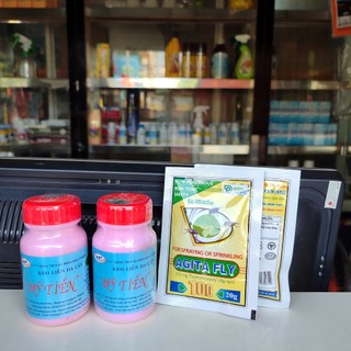 Combo 2 chai Keo liền da cây mỹ tiến chai 100g + 2 gói diệt ruồi Agita Fly 100 gói 20g