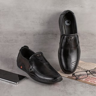 Giày Lười Nam Công Sở Siêu Đẹp Da Bò Thật Đế Cao Su Đúc Nguyên Khối  G 77 Màu Đen Nâu Đủ Size bảo hành 1 năm