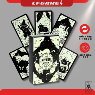  Bộ bài KITTEN TAROT oracle size tiêu chuẩn Bản Tiếng Anh  MUA 2 BỘ BẤT KÌ TẶNG ĐÁ THANH TẨY  