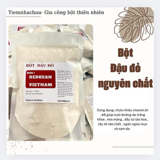 BỘT ĐẬU ĐỎ DƯỠNG TRẮNG DA NGUYÊN CHẤT THIÊN NHIÊN_by Chuu natural garden