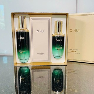 OHUI xanh dưỡng căng bóng trẻ hóa da Prime Advancer Ampoule (NƯỚC HOA HỒNG 150ML+100ML)