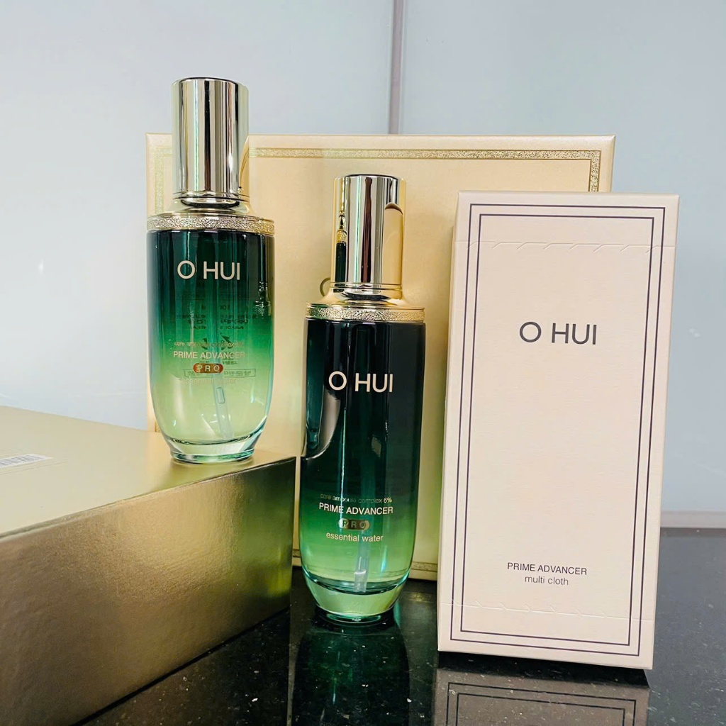 OHUI xanh dưỡng căng bóng trẻ hóa da Prime Advancer Ampoule (NƯỚC HOA HỒNG 150ML+100ML)