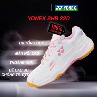  Giày Cầu Lông Yonex SHB 220 Trắng Hồng Chính Hãng - Thiết Kế Hiện Đại Chuyển Động Linh Hoạt Êm Ái 