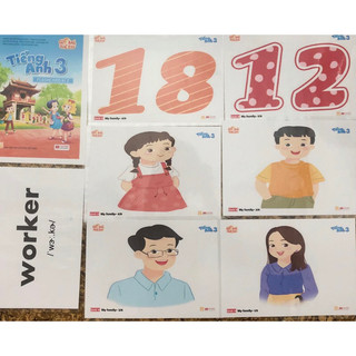 Sỉ Flashcard Global 3 ép plastic 2 mặt a5