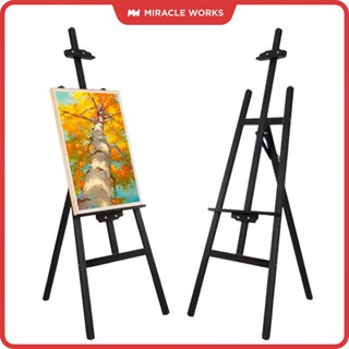 (Nhiều màu) Giá vẽ bằng gỗ dài 1,6 mét, giá trưng bày tranh nghệ thuật/đám cưới