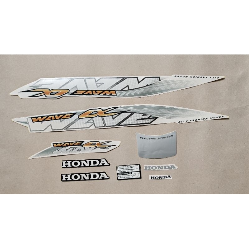 Bộ tem Wave A (3 lớp) màu trắng đời 2013-14_Decal