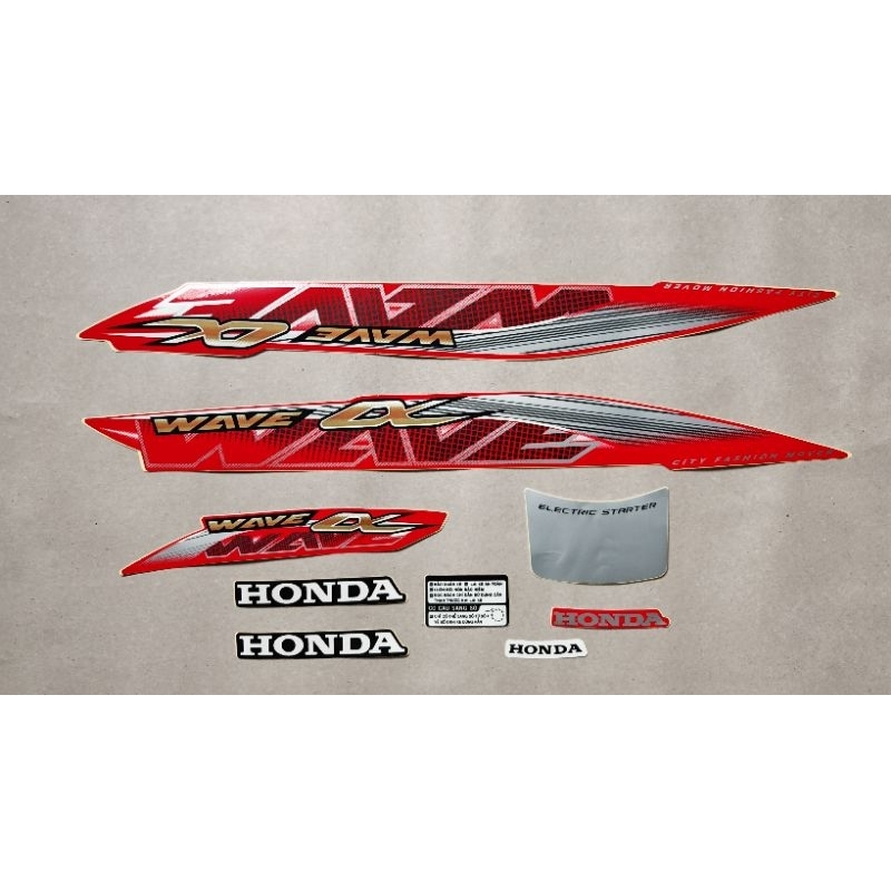 Tem Wave A (3 lớp) màu đỏ đời 2013-14_Decal