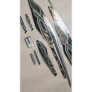 Nguyên bộ tem (3 lớp) Wave anpha màu đen đời 2019_Decal