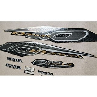 Nguyên bộ tem (3 lớp) Wave anpha màu đen đời 2019_Decal