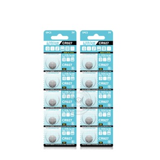 Vỉ 5 Viên Pin Cr927 Cúc Áo Lithium 3V dùng cho đèn led siêu nhỏ,robot,gundam,đồ điện tử mini