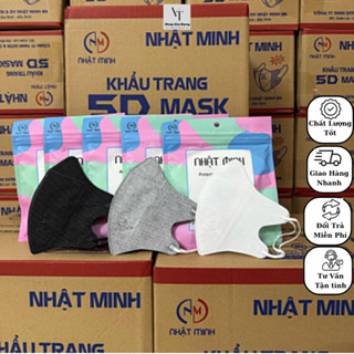  HÀNG CHÍNH HÃNG 😷😷 THÙNG 500 CHIẾC KHẨU TRANG 5D MASK NHẬT MINH CÓ KHÁNG KHUẨN 