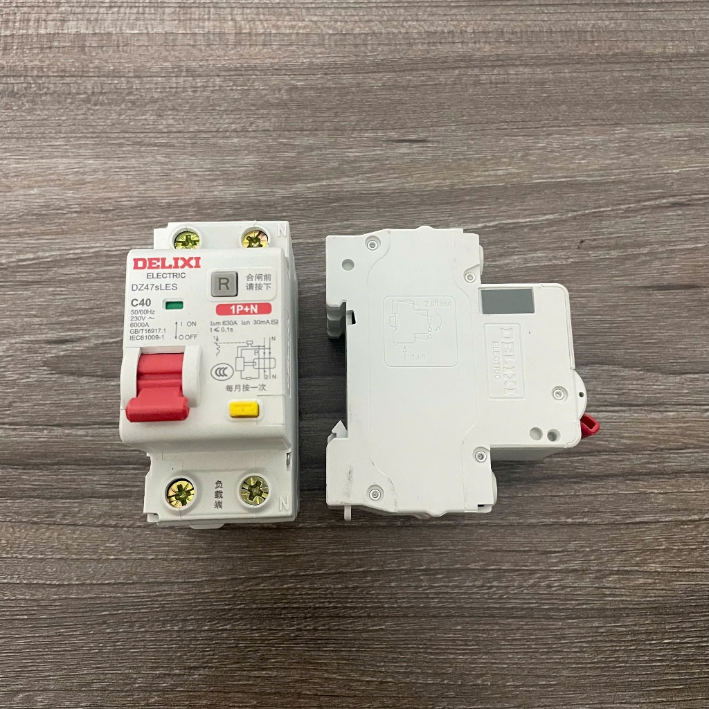 RCBO [1P+N] DELIXI chống chập chống giật hàng chuẩn chính hãng