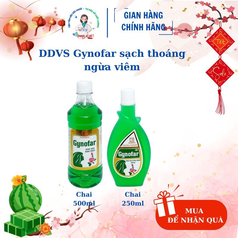 Dung dịch vệ sinh Gynofar chai 250ml / 500ml