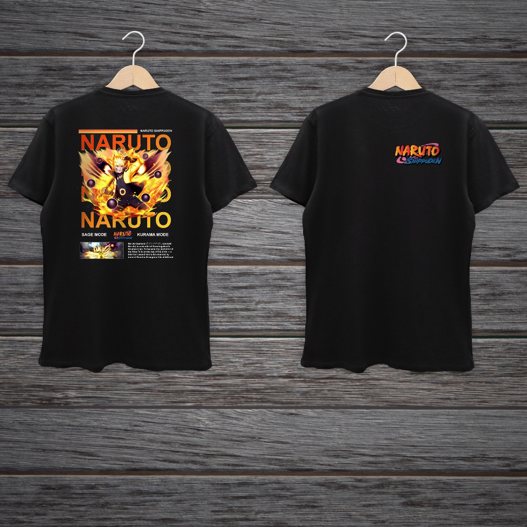 [NARUTO SHIPPUDEN] ÁO THUN UNISEX ẢNH  NARUTO