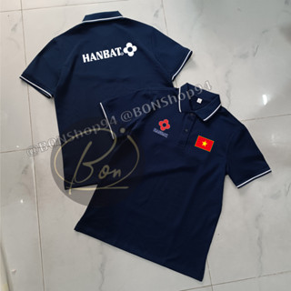 Polo HAN.BAT 2025 vải thun cá sấu thái loại 1 không ra màu - Áo thun Bida nam nữ BONShop94.HCM 