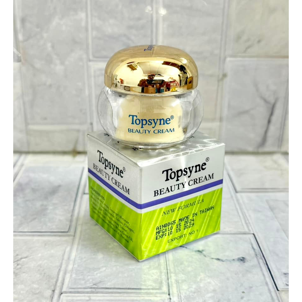 Kem dưỡng trắng mịn da làm mờ mụn thâm nám Topsyne Beauty Cream.