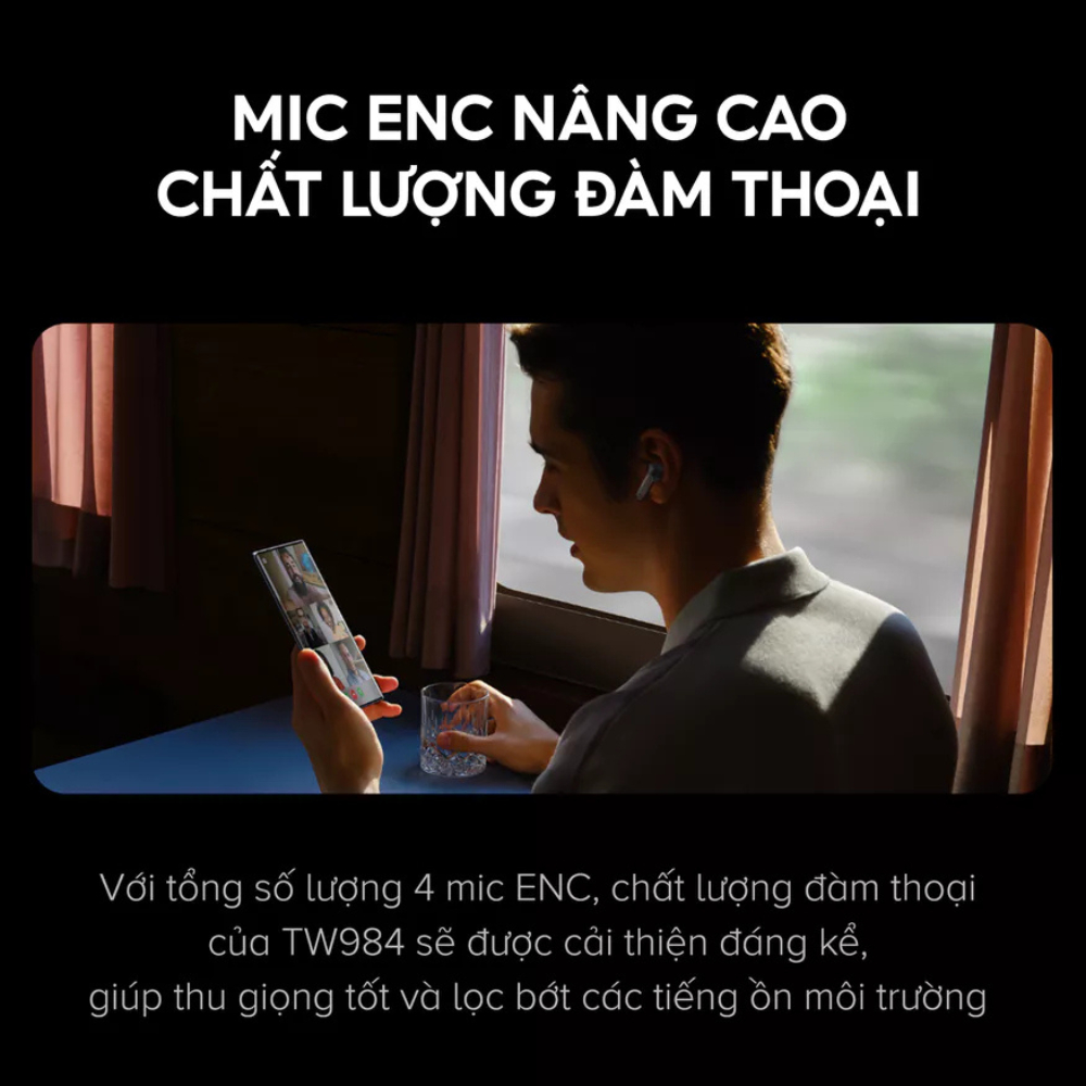Tai Nghe TWS HAVIT LIFE NC01T, Model TW984, BT 5.4, Chống Ồn ANC, 4 Mic ENC, Độ Trễ 55ms, Có APP Kểt Nối | BigBuy360 - bigbuy360.vn
