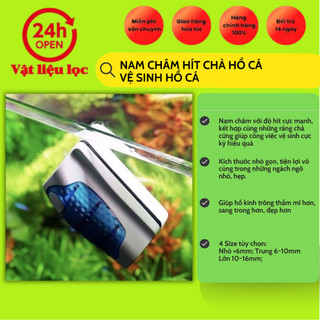 Nam châm hít chà hồ cá - vệ sinh hồ cá