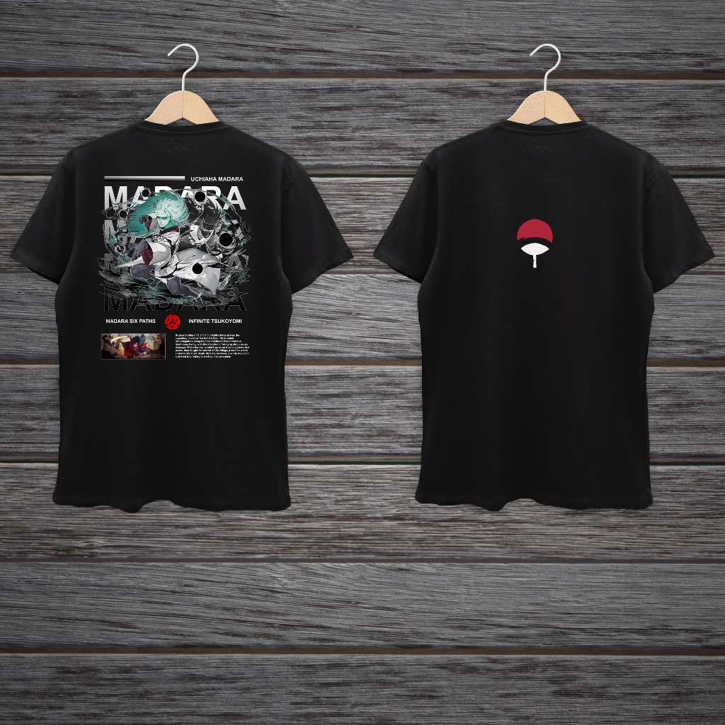 [NARUTO SHIPPUDEN] ÁO THUN UNISEX ẢNH  MADARA