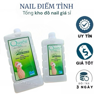 Nước rửa móng tay aceton Quyên, nước lau gel mùi hương dễ chịu