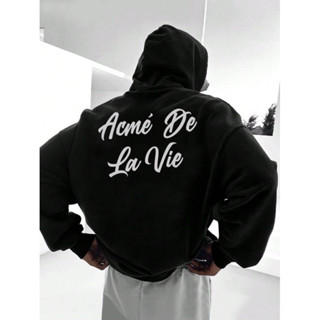 Áo Hoodie Acme De La Vie Form Rộng Mũ Trùm 2 Lớp Nỉ Bông Dày Mịn Ấm Áp Áo Khoác Nam Nữ Oversize Phong Cách Unisex