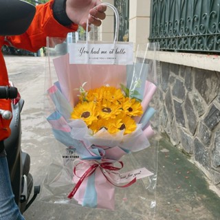  Hỏa tốc 🌻 Hoa hướng dương tốt nghiệp giấy đẹp sang trọng 🌻  tặng kèm túi  