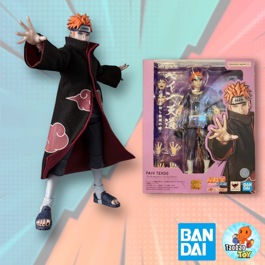 Mô Hình Shf Pain Tendo (Naruto) Chính Hãng BANDAI 1/12 Có Khớp