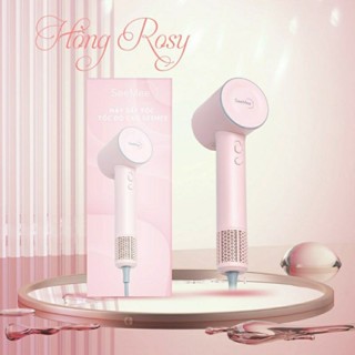 Máy sấy tóc ion âm Seemee tốc độ cao tặng khăn ủ tóc và gương gấp gọn