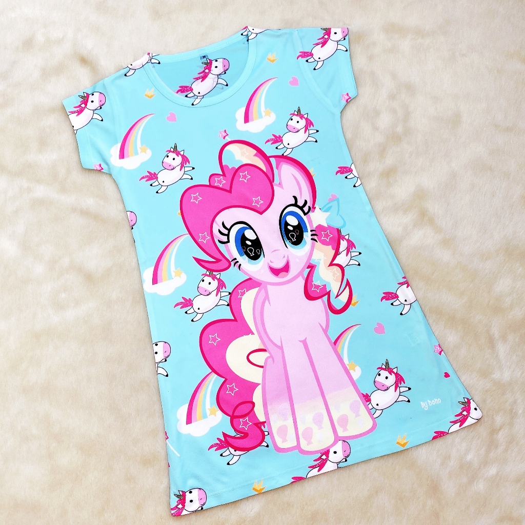 váy đầm pony 3d thái lan cho bé gái