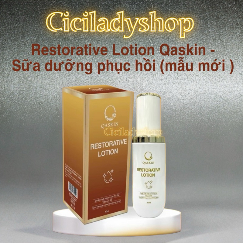 [Mẫu Mới 2025] Qaskin Restorative Lotion 40ml – Serum Dưỡng Ẩm