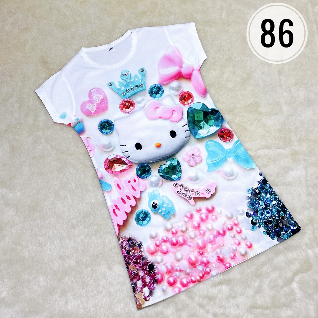 đầm hello kitty 3d