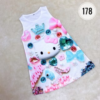 đầm hello kitty 3d