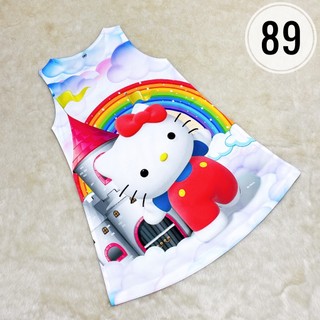 đầm mèo hello kitty thái