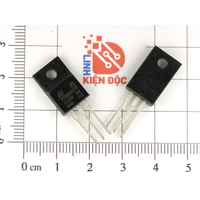 [Combo 2 chiếc] P5NB100FP STP5NB100FP P5NB100 Mosfet Kênh N 5A 1000V TO-220FP