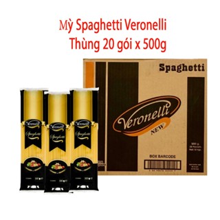 Sỉ Thùng 20 gói mỳ ý Spaghetti Veronelli Cộng Tròn Nhập Khẩn Thỗ Nhỹ Kỳ