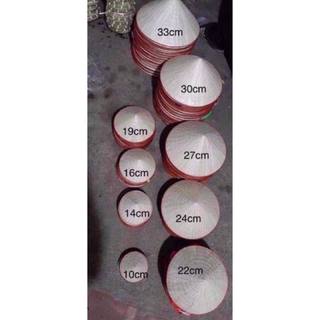Nón lá trang trí đủ size, nón lá Việt Nam kích thước từ 5-40cm,