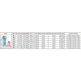 RT144_Rập giấy may bộ lửng raglan trẻ em