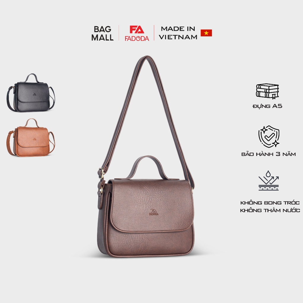 [Mã SGBAU30K giảm đến 30K đơn 99K] Túi đeo chéo nữ cỡ lớn Fadoda FN26