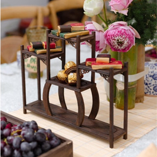 KỆ GỖ DECOR BÀN TRÀ ĐỰNG BÁNH KẸO HOA QUẢ TRANG TRÍ SỰ KIỆN TIỆC CƯỚI, GIA TIÊN, NHÀ HÀNG, TIỆC TRÀ