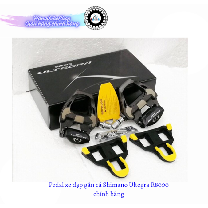 Pedal xe đạp gắn cá Shimano Ultegra R8000