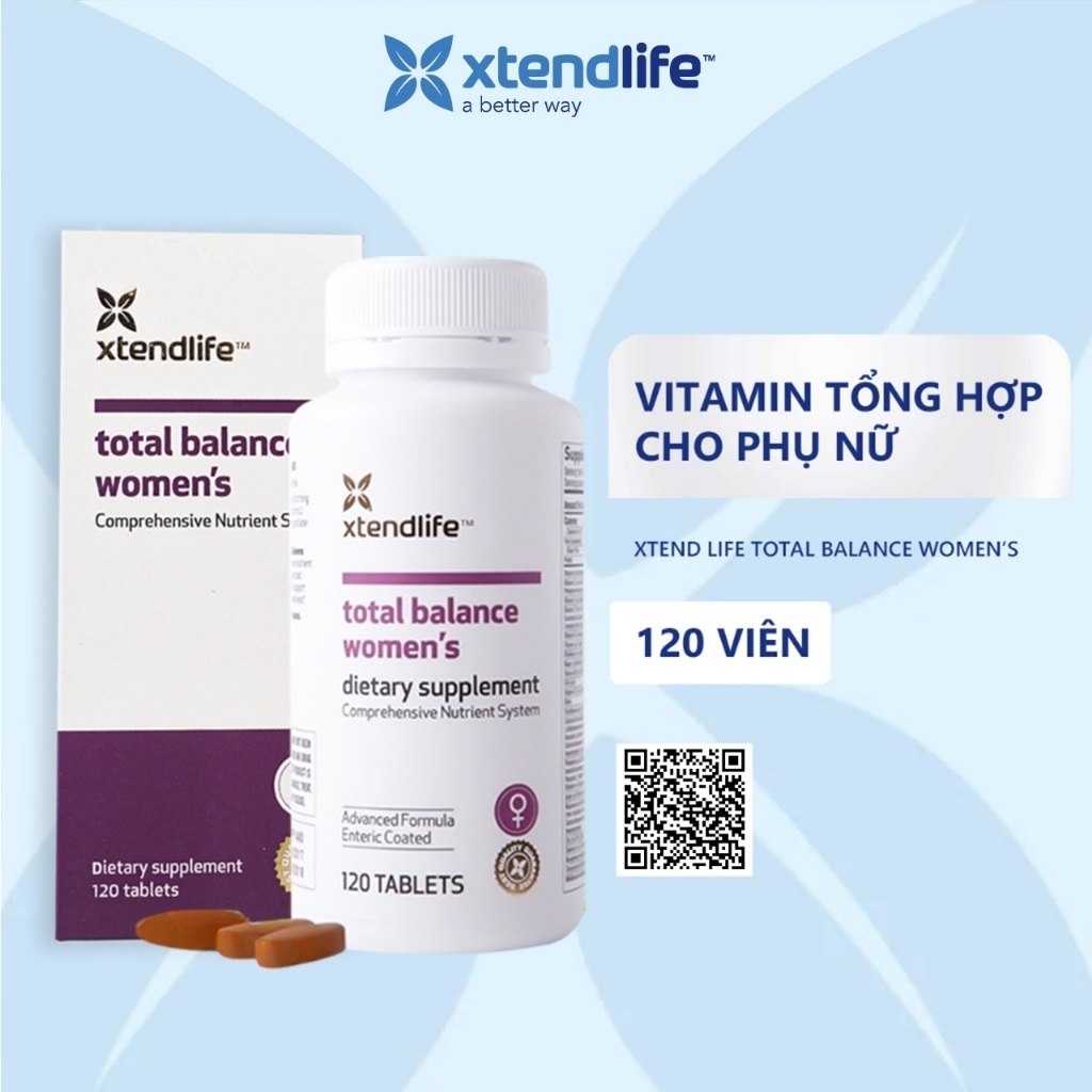 Viên Uống Vitamin Tổng Hợp Cho Phụ Nữ Xtend-Life Total Balance Women’s